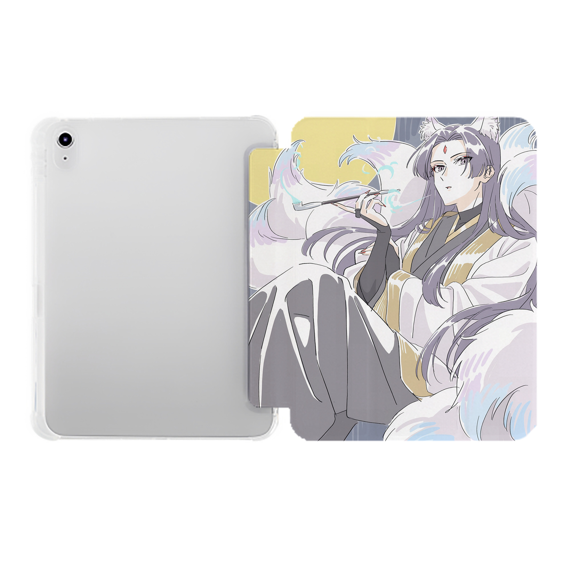 （画像用） 薬屋のひとりごと The Apothecary Diaries IPad ケース ペン収納付き 三つ折りスタンド PUレザー×シリコン 対応機種9.5/10.5/10.9インチ